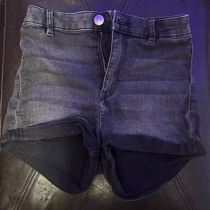 Divided by H&M black high waist shorts size 0